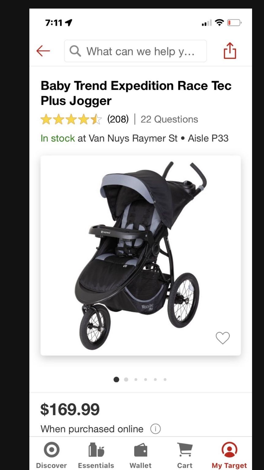 Baby Trend Jogger Stroller