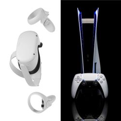 🎮 PlayStation 5 Disc Edition Mega Bundle + 🥽The Meta / Oculus Quest 2 | 128GB | From Facebook Meta