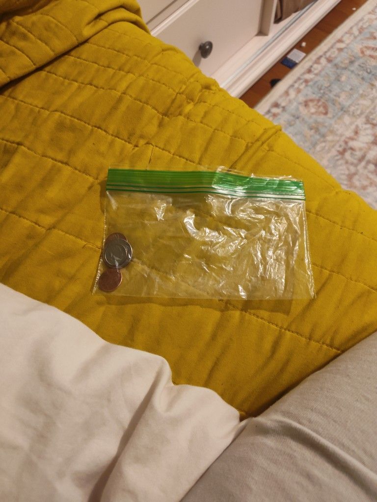 Baggie With 32 Cents