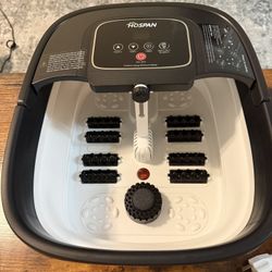 ✨ HOSPAN Collapsible Foot Spa with Heat, Bubble, Red Light, and Temperature Control