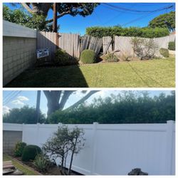 Vinyl Wall Extension Privacy Fence White Pvc Fence Gate Door Picket Fence 