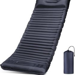 Inflatable Sleeping Pad for Camping, Extra Thickness 3.9 Inch Self Inflating Sleeping Pad with Pillow, Lightweight, Comfortable, and Portable Sleeping