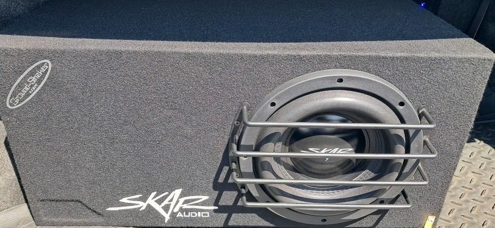 10" SKAR AUDIO EVL DUAL 2 OHM & HIFONICS BRUTUS BRX 1116.D SUPER CLASS D MONO BLOCK