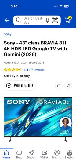 New tv  I just opened  the box  never used