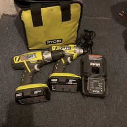  set  Ryobi  18-Volt One 1/4-Inch Cordless Impact Driver 