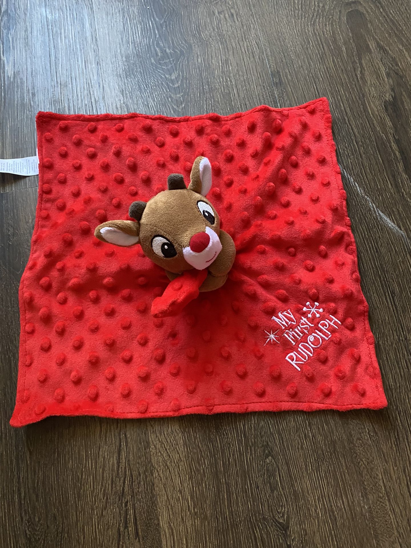 Rudolph the Red Nose Reindeer My First Rudolph Lovie Lovey Security Blanket