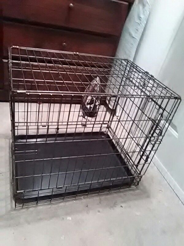 Cage for dog, cat, big parrots classifieds any pet. And folds,