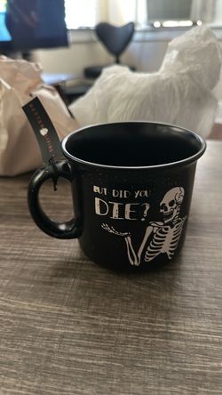 Black skeleton Mug