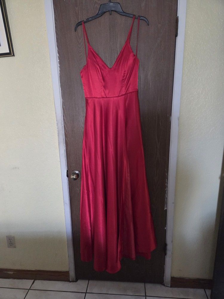Red Dress With Pockets