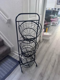 3-Tier Fruit & Vegetable Storage Basket