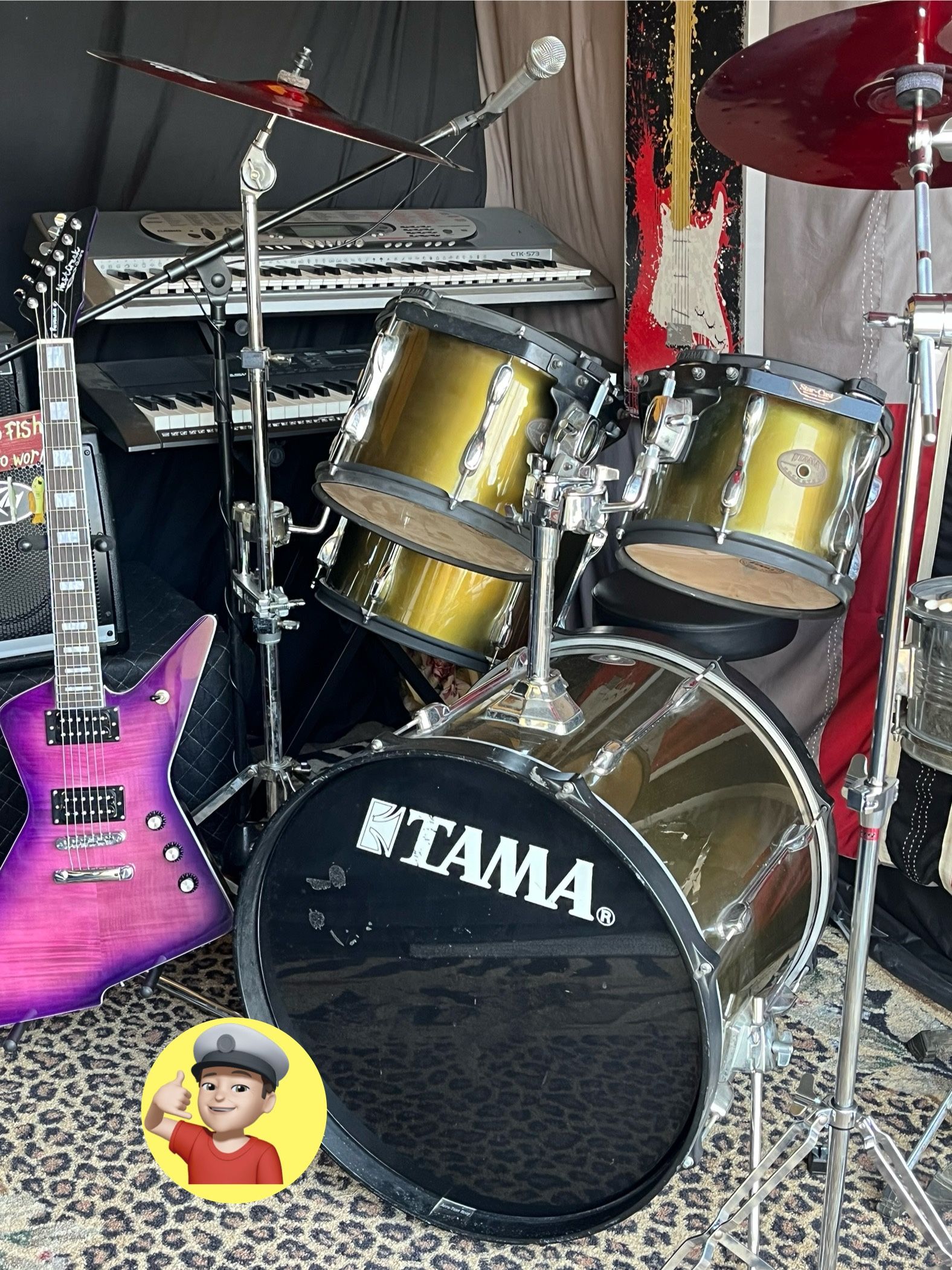π₯ Tama Drum Set w/New Cymbals