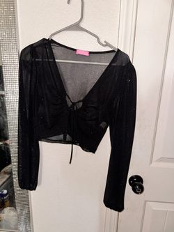 glittery long sleeve