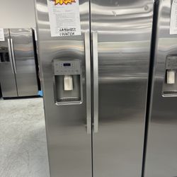 Counter Depth Side By Side Refrigerator With Water And Ice 