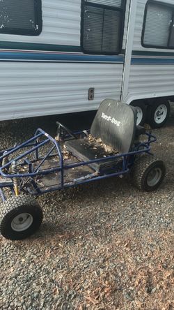 Kart-Dog Go-Kart Blue Steel Frame