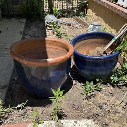 2 Plant Pots For Sale 