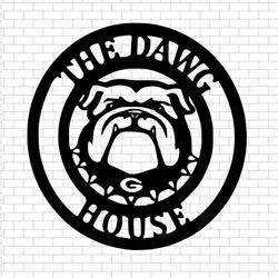 Georgia Bulldog Metal Sign 