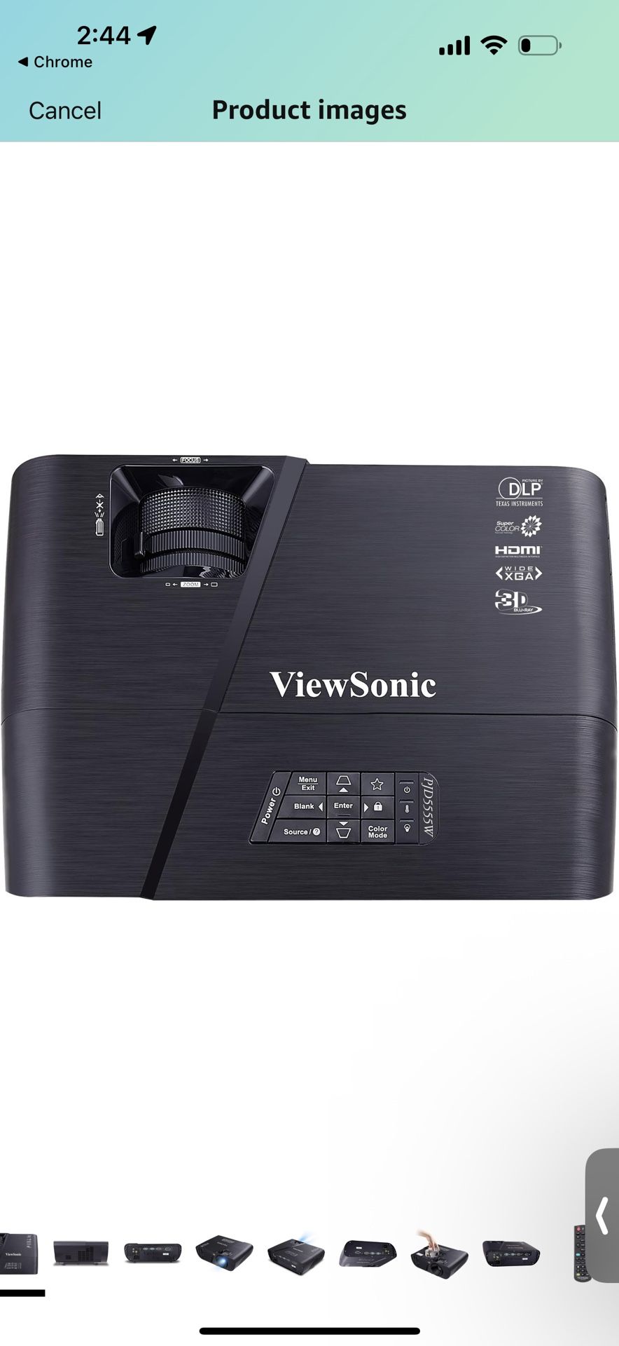 Screen Projector View Sonic.   **** Make Me An Offer***