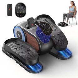 MERACH Under Desk Elliptical Trainer, Compact Portable Exercise Machine