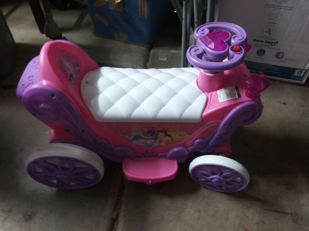 6v princess ride on toy