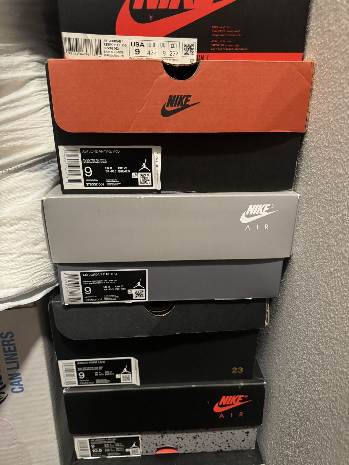 Collection Boxes ( Empty No Shoe)
