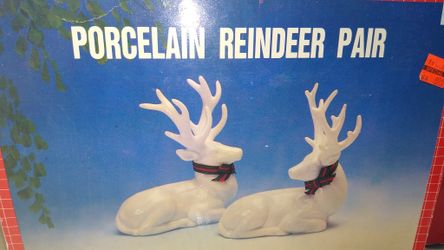 Porcelain Reindeer
