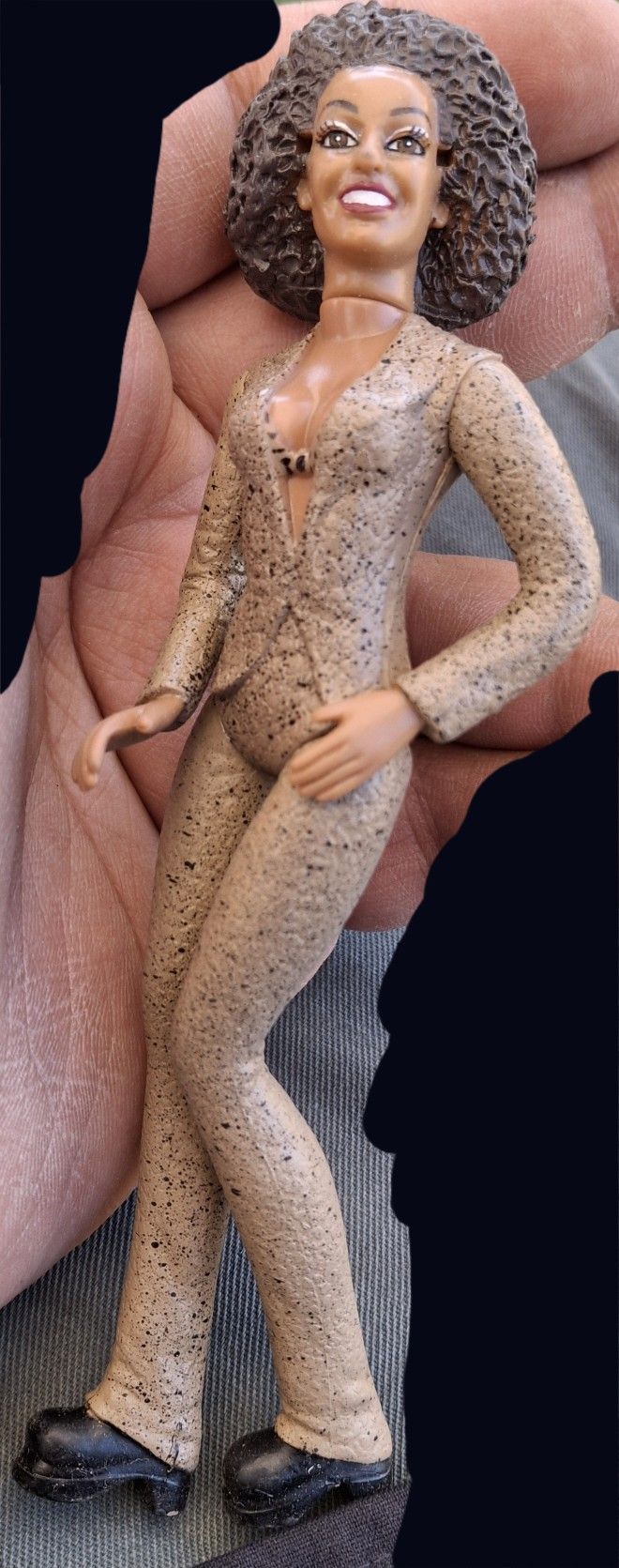 Vintage 90s Spice Girls Doll Toy Figure, Scary Spice Toy Figure, Spice Girl PVC Toy Figure, Spice Girls Scary Spice Doll, 90s girl band doll