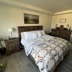 Ashley Furniture King Bed set 