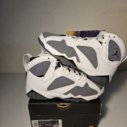 Size 4y - Flint Jordan 7's - $140