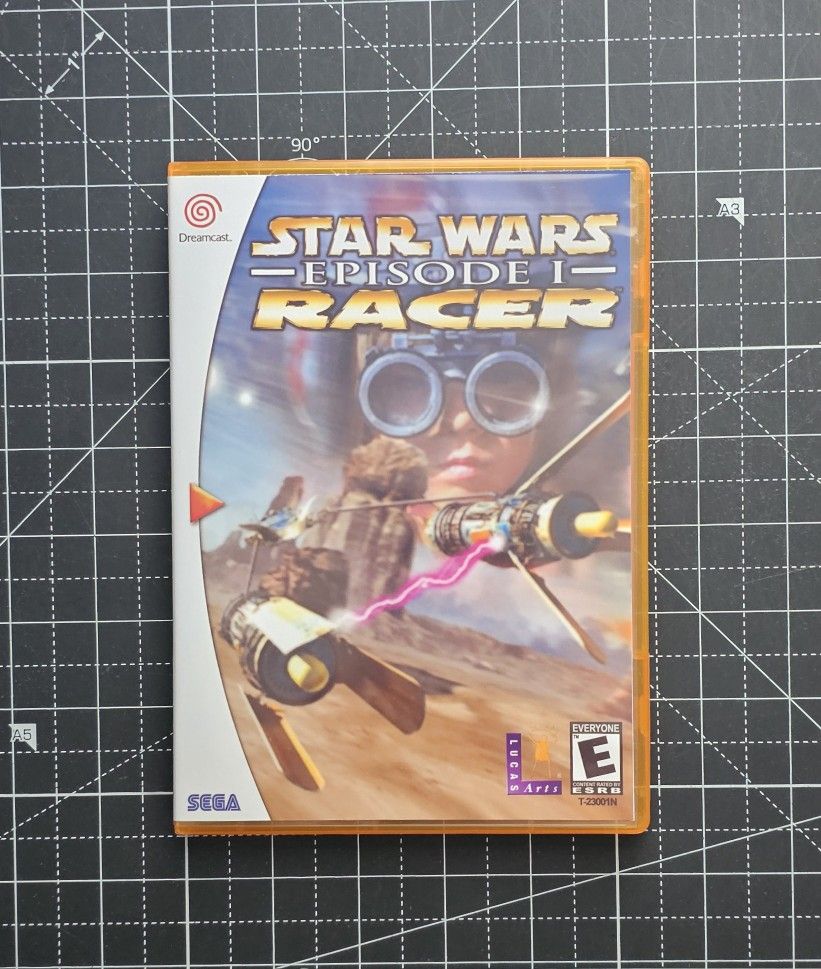 Dreamcast Star Wars Ep1 Racer Custom Case - NO Game or Manual