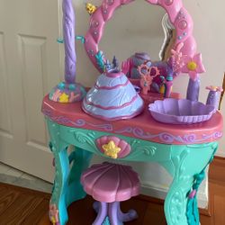 Little Mermaid Vanity