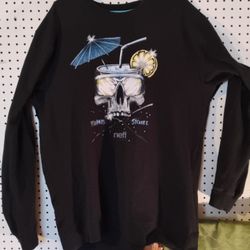 Neff Numb Skull Crew Sweater Black Size XL 
