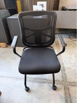 Alera Elusion Mesh Nesting Chairs with Arms (5 Available)