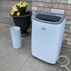 8000 btu AC( don’t have window kit, can use cardboard cutout or plastic)