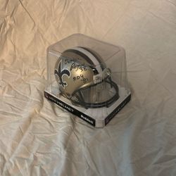 George Rodgers Signed Riddell Mini Helmet