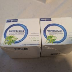 Sealed Lot Of 2x New Wave Enviro Shower Filter Replacement Cartridge