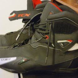 TCX Armored Motorcycle Shoes Men's Size 9