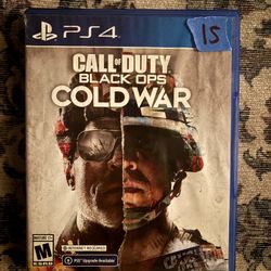 Call Of Duty Cold War PS4