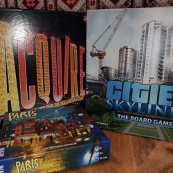 3 Board Game Bundle, Cities