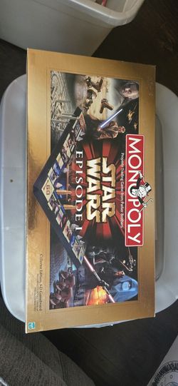 1999 Star Wars Epidode 1 Monopoly Collectors Edition