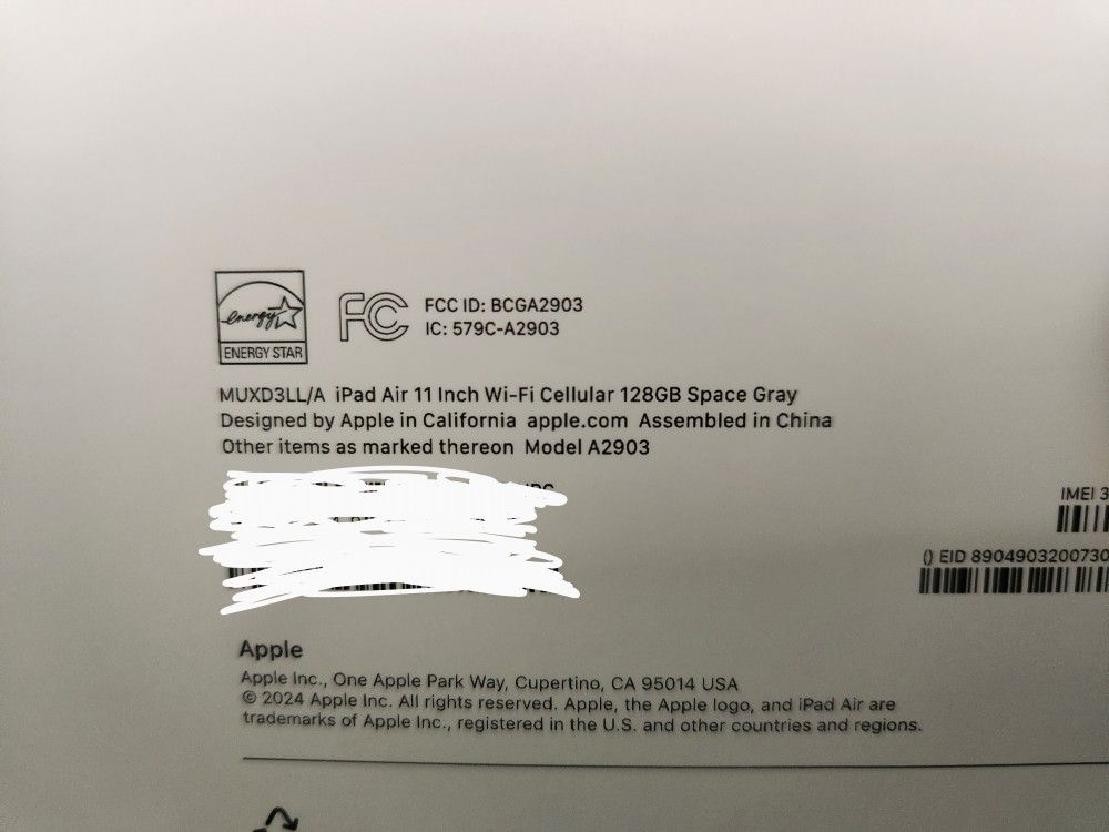 IPad Air 11 Inch M2 128 GB