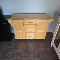 Rolling Kitchen Cart Island