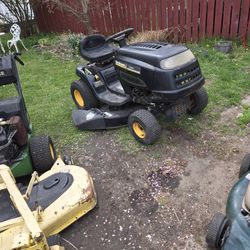 Yard machines riding mower 