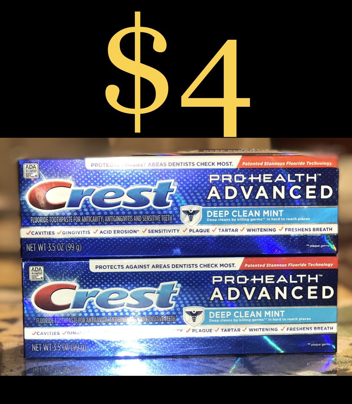 Crest Pro Health Advanced Toothpaste Bundle