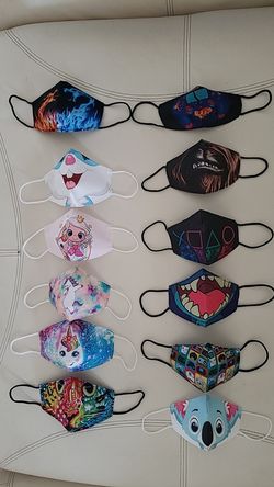 Handmade kids face mask