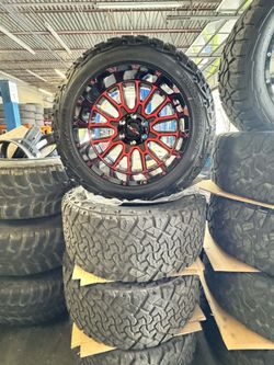 🔥 WORX 20x10 RIMS + VENOM POWER 33x12.50R20 TIRES 🔥