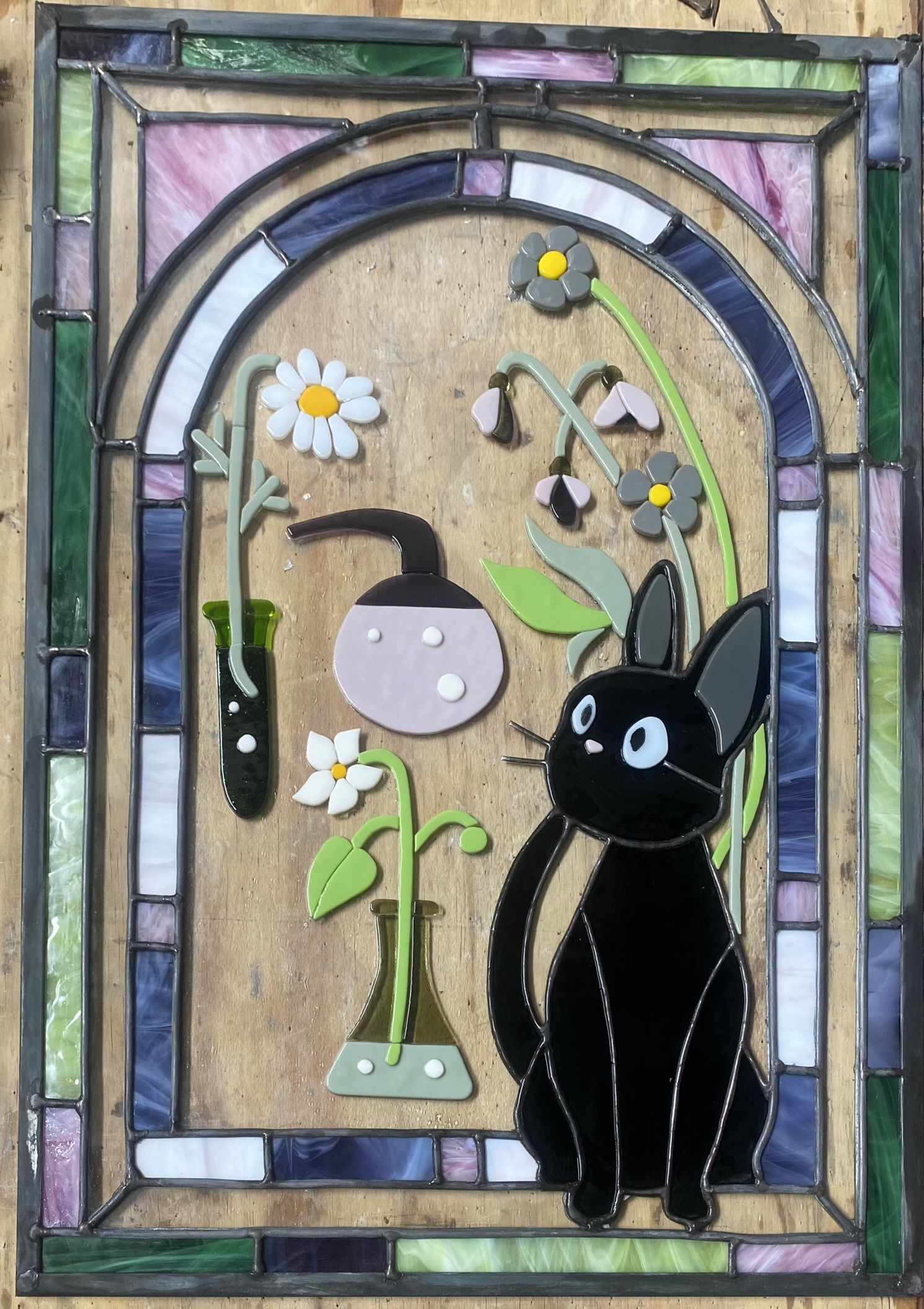 Inspired Ghibli Stained Glass
