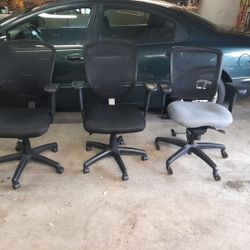 3 executive  office chairs $30 each or 3 for $75
