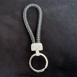 Black Rhinestone Keychain & Pink Rhinestone Keychain 