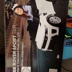 Toddler Range Rover Sport Svr