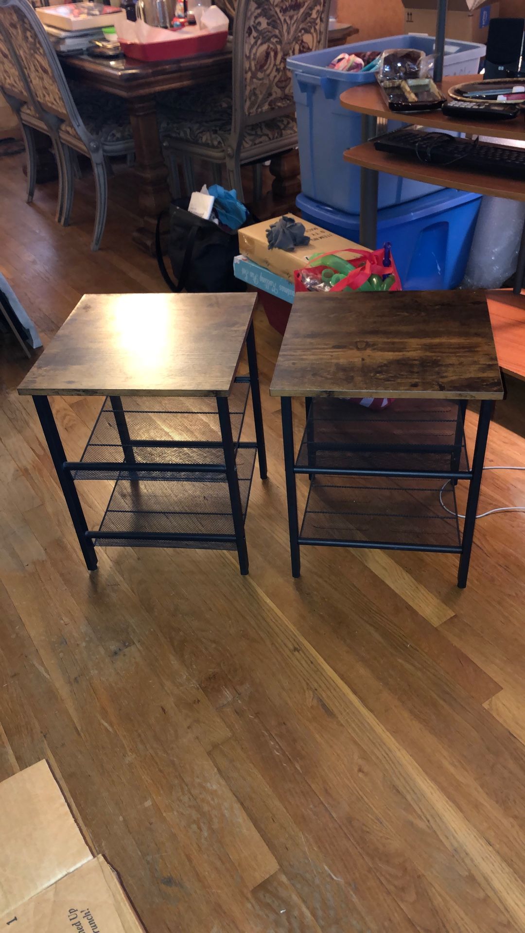 Two Matching End Tables 16X16 And20”